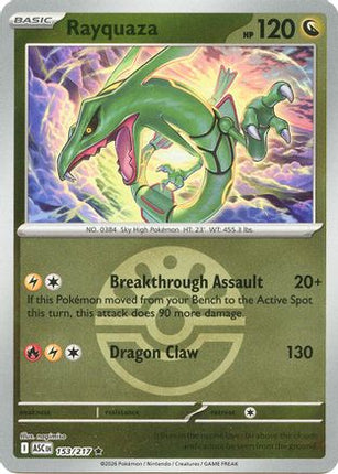 Rayquaza (Friend Ball) - 153/null [ME: Ascended Heroes] Reverse Holofoil
