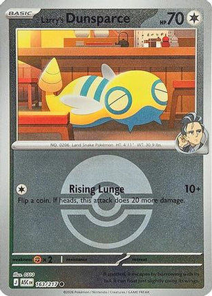 Larry's Dunsparce (Poke Ball) - 163/null [ME: Ascended Heroes] Reverse Holofoil