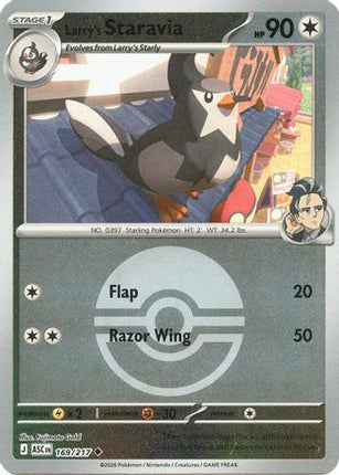 Larry's Staravia (Poke Ball) - 169/null [ME: Ascended Heroes] Reverse Holofoil