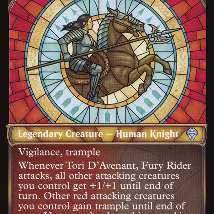 Tori D'Avenant, Fury Rider (Showcase) [Dominaria United]