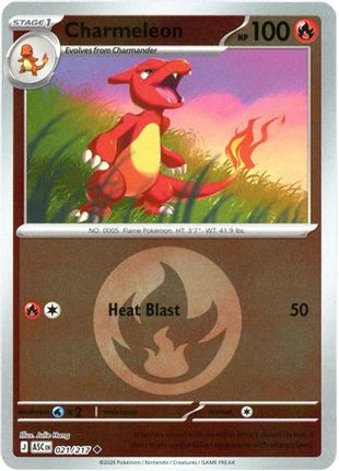 Charmeleon (Energy Symbol Pattern) - 21/null [ME: Ascended Heroes] Reverse Holofoil