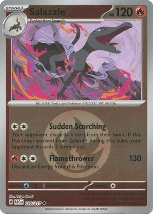 Salazzle - 035/217 (Energy Symbol Pattern) [ME: Ascended Heroes] Reverse Holofoil