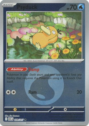 Psyduck - 039/217 (Energy Symbol Pattern) [ME: Ascended Heroes] Reverse Holofoil
