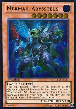 Mermail Abyssteus (UTR) (Ultimate Rare) [CBLZ-EN083] 1st Edition