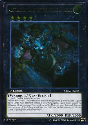 Artorigus, King of the Noble Knights (UTR) (Ultimate Rare) [CBLZ-EN086] 1st Edition