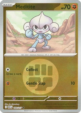 Meditite (Energy Symbol Pattern) - 103/null [ME: Ascended Heroes] Reverse Holofoil