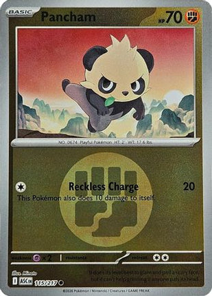 Pancham (Energy Symbol Pattern) - 115/null [ME: Ascended Heroes] Reverse Holofoil