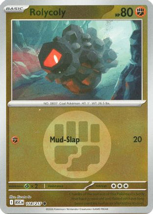 Rolycoly (Energy Symbol Pattern) - 118/null [ME: Ascended Heroes] Reverse Holofoil
