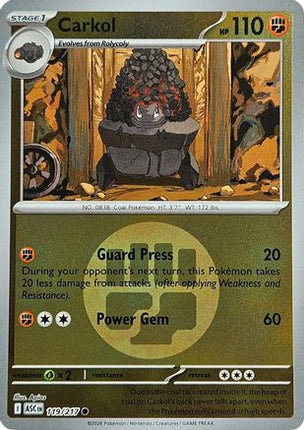 Carkol (Energy Symbol Pattern) - 119/null [ME: Ascended Heroes] Reverse Holofoil
