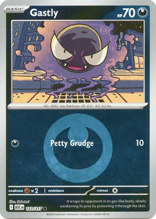 Gastly (Energy Symbol Pattern) - 123/null [ME: Ascended Heroes] Reverse Holofoil