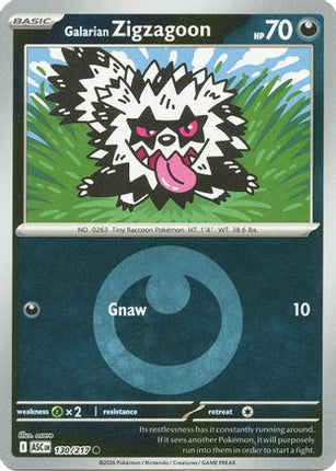 Galarian Zigzagoon (Energy Symbol Pattern) - 130/null [ME: Ascended Heroes] Reverse Holofoil