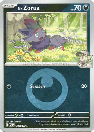 N's Zorua (Energy Symbol Pattern) - 136/null [ME: Ascended Heroes] Reverse Holofoil