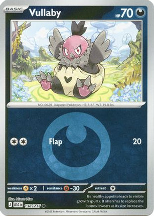 Vullaby (Energy Symbol Pattern) - 138/null [ME: Ascended Heroes] Reverse Holofoil