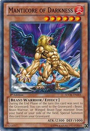 Manticore of Darkness (Common / Short Print) [SDOK-EN005] Structure Deck: Onslaught of the Fire Kings 1st Edition