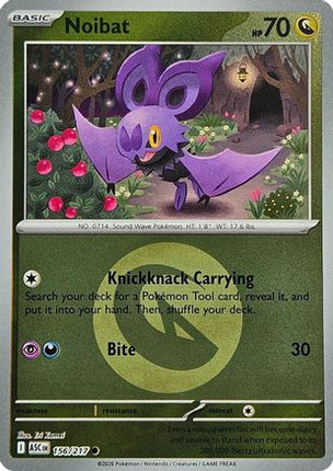 Noibat (Energy Symbol Pattern) - 156/null [ME: Ascended Heroes] Reverse Holofoil