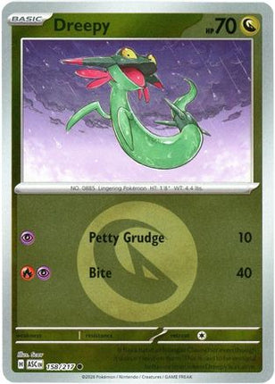 Dreepy - 158/217 (Energy Symbol Pattern) [ME: Ascended Heroes] Reverse Holofoil