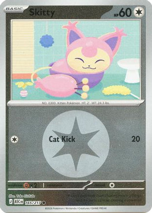 Skitty (Energy Symbol Pattern) - 165/null [ME: Ascended Heroes] Reverse Holofoil