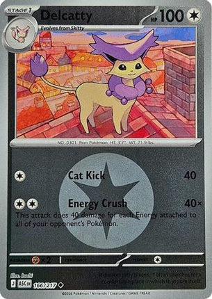Delcatty (Energy Symbol Pattern) - 166/null [ME: Ascended Heroes] Reverse Holofoil
