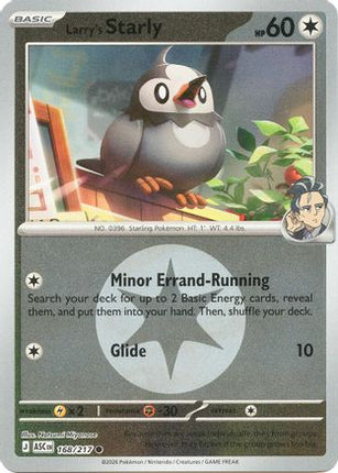 Larry's Starly (Energy Symbol Pattern) - 168/null [ME: Ascended Heroes] Reverse Holofoil