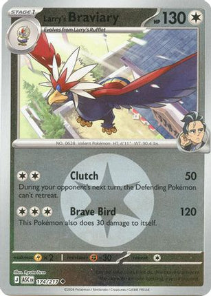 Larry's Braviary (Energy Symbol Pattern) - 174/null [ME: Ascended Heroes] Reverse Holofoil