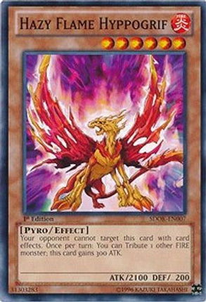 Hazy Flame Hyppogrif (Common / Short Print) [SDOK-EN007] Structure Deck: Onslaught of the Fire Kings 1st Edition