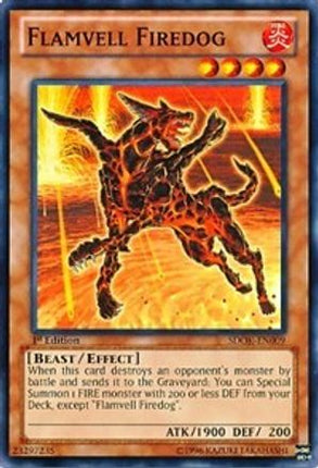 Flamvell Firedog (Common / Short Print) [SDOK-EN009] Structure Deck: Onslaught of the Fire Kings 1st Edition