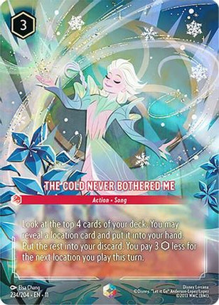 The Cold Never Bothered Me (Enchanted) (234/204) - Winterspell Holofoil