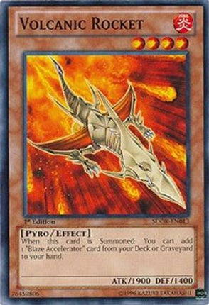 Volcanic Rocket (Common / Short Print) [SDOK-EN013] Structure Deck: Onslaught of the Fire Kings 1st Edition