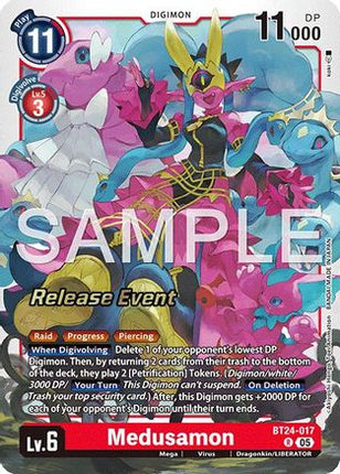 Medusamon [BT24-017] [Time Stranger Release Event Cards] Foil