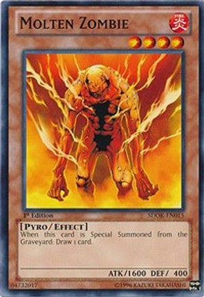 Molten Zombie (Common / Short Print) [SDOK-EN015] Structure Deck: Onslaught of the Fire Kings 1st Edition