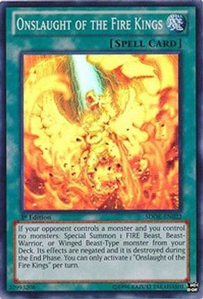 Onslaught of the Fire Kings (Super Rare) [SDOK-EN022] Structure Deck: Onslaught of the Fire Kings 1st Edition