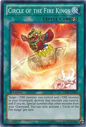 Circle of the Fire Kings (Super Rare) [SDOK-EN023] Structure Deck: Onslaught of the Fire Kings 1st Edition
