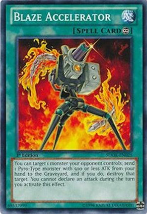 Blaze Accelerator (Common / Short Print) [SDOK-EN025] Structure Deck: Onslaught of the Fire Kings 1st Edition