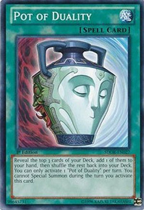 Pot of Duality (Common / Short Print) [SDOK-EN027] Structure Deck: Onslaught of the Fire Kings 1st Edition