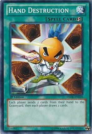 Hand Destruction (Common / Short Print) [SDOK-EN028] Structure Deck: Onslaught of the Fire Kings 1st Edition