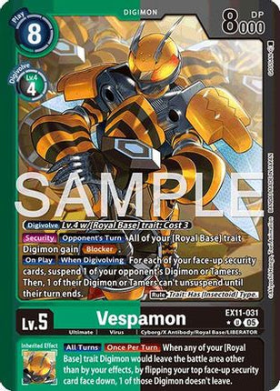 Vespamon (Limited Foil) [EX11-031] [Dawn of Liberator] Foil