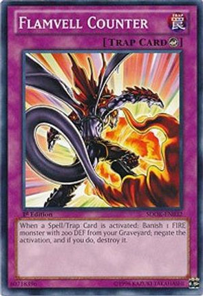 Flamvell Counter (Common / Short Print) [SDOK-EN032] Structure Deck: Onslaught of the Fire Kings 1st Edition