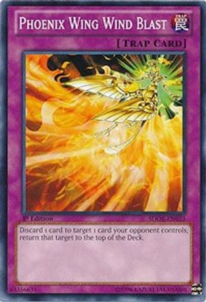 Phoenix Wing Wind Blast (Common / Short Print) [SDOK-EN033] Structure Deck: Onslaught of the Fire Kings 1st Edition