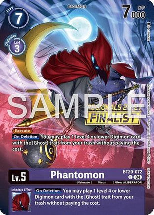 Phantomon (Regionals 26-27 Season 1 Finalist) [BT20-072] [Release Special Booster 2.5] Foil