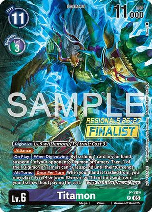 Titamon (Regionals 26-27 Season 1 Finalist) [P-209] [Digimon Promotion Cards] Foil
