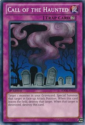 Call of the Haunted (Common / Short Print) [SDOK-EN039] Structure Deck: Onslaught of the Fire Kings 1st Edition