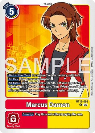 Marcus Damon - BT13-095 [BT13-095] [Advanced Booster Digimon Generation] Foil