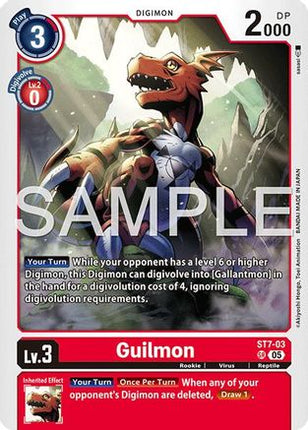 Guilmon - ST7-03 [ST7-03] [Advanced Booster Digimon Generation] Foil
