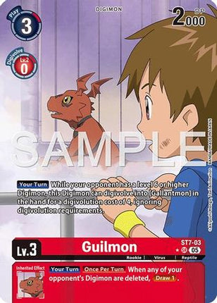 Guilmon - ST7-03 (Alternate Art) [ST7-03] [Advanced Booster Digimon Generation] Foil