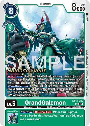GrandGalemon [EX11-032] [Dawn of Liberator Release Event Cards]