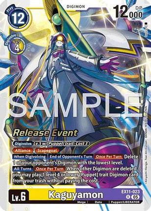 Kaguyamon [EX11-023] [Dawn of Liberator Release Event Cards] Foil
