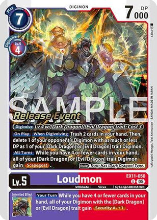 Loudmon [EX11-050] [Dawn of Liberator Release Event Cards]