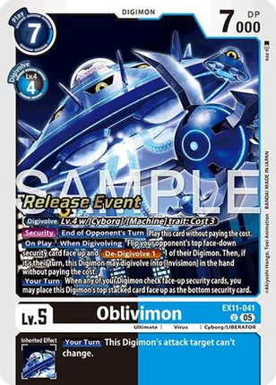 Oblivimon [EX11-041] [Dawn of Liberator Release Event Cards]