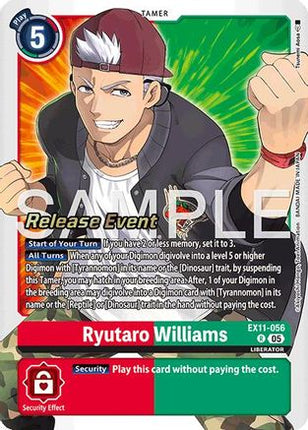 Ryutaro Williams [EX11-056] [Dawn of Liberator Release Event Cards] Foil