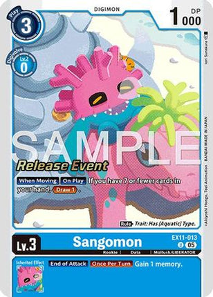 Sangomon [EX11-013] [Dawn of Liberator Release Event Cards]